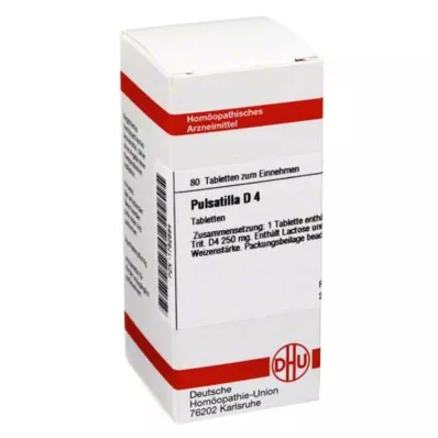 PULSATILLA D 4 tablet, 80 adet PULSATILLA D 4 tablet, 80 adet