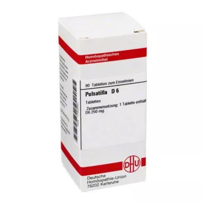 PULSATILLA D 6 tablet, 80 adet PULSATILLA D 6 tablet, 80 adet