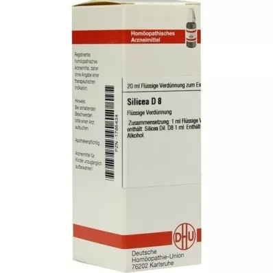 SILICEA D 8 Seyreltme, 20 ml SILICEA D 8 Seyreltme, 20 ml