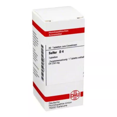 SULFUR D 4 tablet, 80 adet SULFUR D 4 tablet, 80 adet