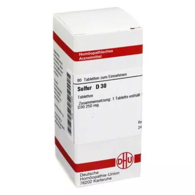 SULFUR D 30 tablet, 80 adet