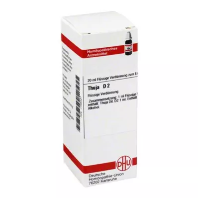 THUJA D 2 Seyreltme, 20 ml THUJA D 2 Seyreltme, 20 ml