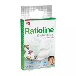 RATIOLINE çocuk alçı şeritleri, 15 adet
