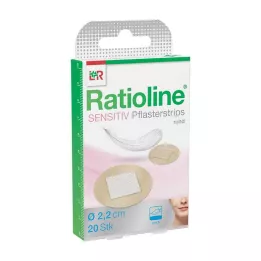 RATIOLINE hassas alçı şeritleri yuvarlak, 20 adet