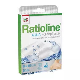 RATIOLINE aqua duş sıvası 8x10 cm, 5 adet