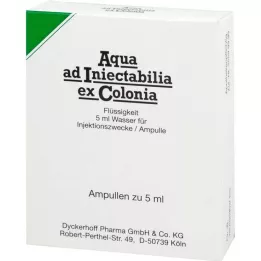 AQUA AD iniectabilia ex Colonia ampulleri, 10X5 ml