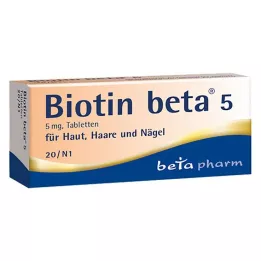 BIOTIN BETA 5 tablet, 20 adet