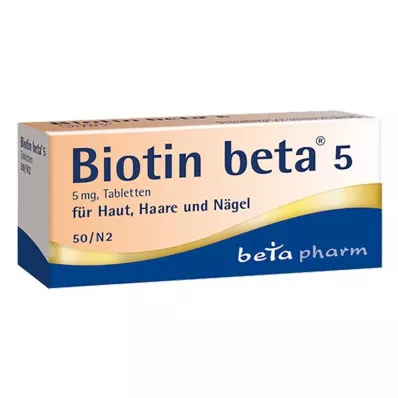BIOTIN BETA 5 tablet, 50 adet