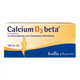 CALCIUM D3 beta efervesan tabletler, 100 adet