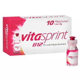 VITASPRINT B12 içme şişeleri, 10 adet