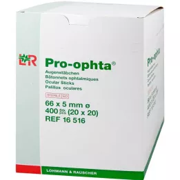 PRO-OPHTA Göz sürüntüleri steril, 400 adet