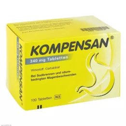 KOMPENSAN Tabletler 340 mg, 100 adet