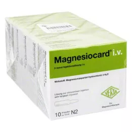 MAGNESIOCARD i.v. Enjeksiyon solüsyonu, 50X10 ml
