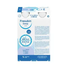 FRESUBIN ENERGY DRINK Nötr içme şişesi, 4X200 ml