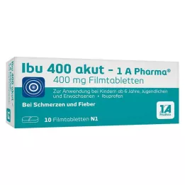 IBU 400 akut-1A Pharma film kaplı tablet, 10 adet