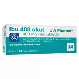 IBU 400 akut-1A Pharma film kaplı tablet, 20 adet