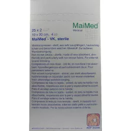 VLIESKOMPRESSEN 10x20 cm steril, 25X2 adet
