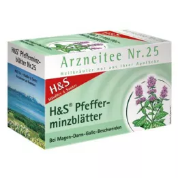 H&S Nane çayı filtre poşetleri, 20X1,5 g