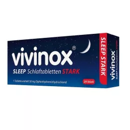 VIVINOX Uyku uyku tabletleri güçlü, 20 adet