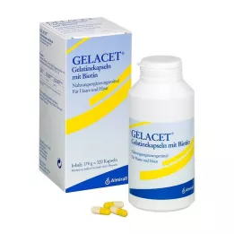 GELACET Biyotin içeren jelatin kapsüller, 320 adet