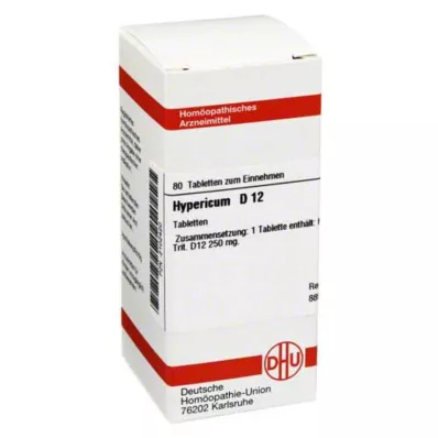 HYPERICUM D 12 tablet, 80 adet HYPERICUM D 12 tablet, 80 adet