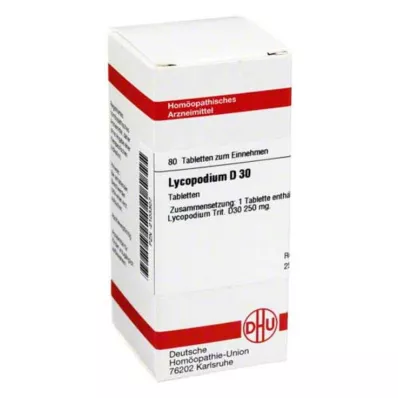 LYCOPODIUM D 30 tablet, 80 adet