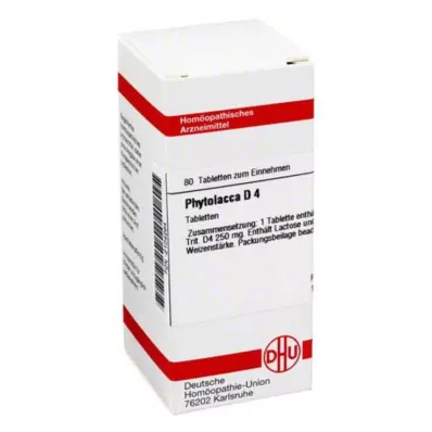 PHYTOLACCA D 4 tablet, 80 adet