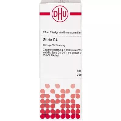 STICTA D 4 seyreltme, 20 ml