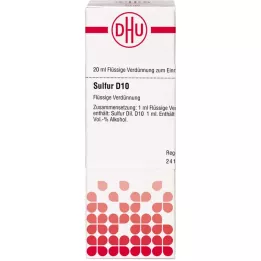 SULFUR D 10 Seyreltme, 20 ml
