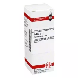 SULFUR D 12 Seyreltme, 20 ml