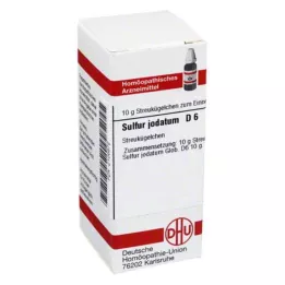 SULFUR JODATUM D 6 Globuli, 10 gr