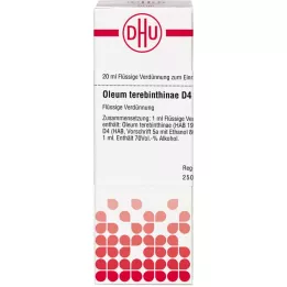OLEUM TEREBINTHINAE D 4 seyreltme, 20 ml