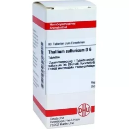 THALLIUM SULFURICUM D 6 tablet, 80 adet