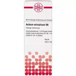 ACIDUM SALICYLICUM D 6 Seyreltme, 50 ml