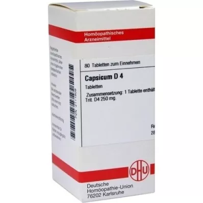 CAPSICUM D 4 tablet, 80 saat CAPSICUM D 4 tablet, 80 saat