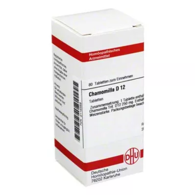CHAMOMILLA D 12 tablet, 80 adet CHAMOMILLA D 12 tablet, 80 adet