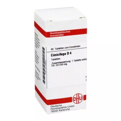 CIMICIFUGA D 4 tablet, 80 adet