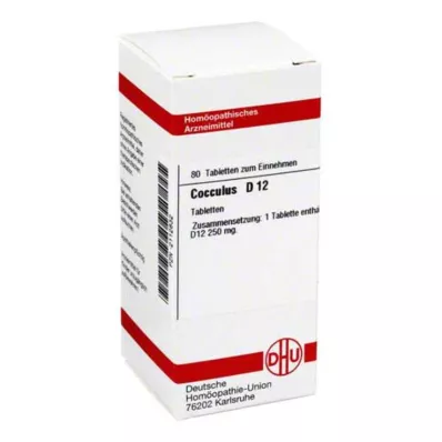 COCCULUS D 12 tablet, 80 adet