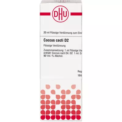 COCCUS kaktüsler D 2 Seyreltme, 20 ml