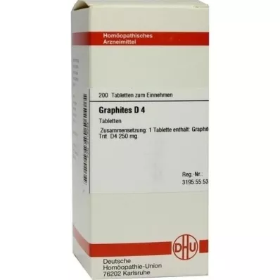 GRAPHITES D 4 tablet, 200 adet GRAPHITES D 4 tablet, 200 adet