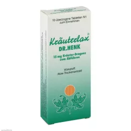 KRÄUTERLAX Dr.Henk 15 mg bitkisel müshil tabletleri, 10 adet