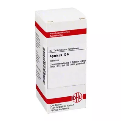 AGARICUS D 6 tablet, 80 adet AGARICUS D 6 tablet, 80 adet