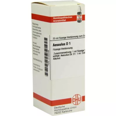 AESCULUS D 1 Seyreltme, 20 ml AESCULUS D 1 Seyreltme, 20 ml