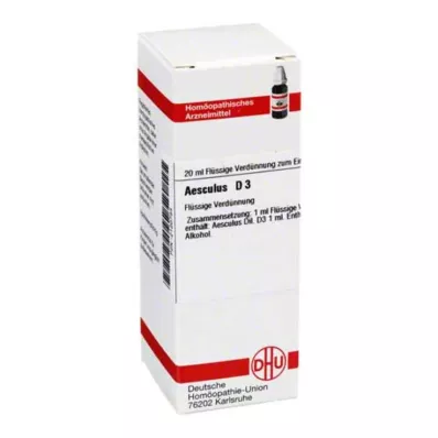 AESCULUS D 3 Seyreltme, 20 ml AESCULUS D 3 Seyreltme, 20 ml
