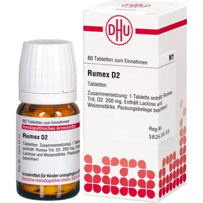 RUMEX D 2 tablet, 80 adet RUMEX D 2 tablet, 80 adet