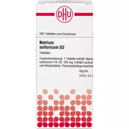 NATRIUM SULFURICUM D 2 tablet, 200 adet