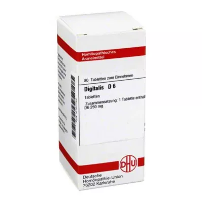 DIGITALIS D 6 tablet, 80 adet