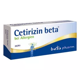 CETIRIZIN beta film kaplı tabletler, 20 adet