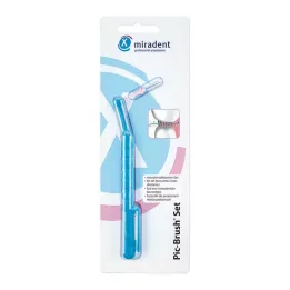 MIRADENT Interd.Pic-Brush Seti 1Halt+1Bü.trans.blau, 1 adet