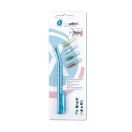 MIRADENT Interd.Pic-Brush Giriş Seti 1H+4B.tra.blue, 1 adet